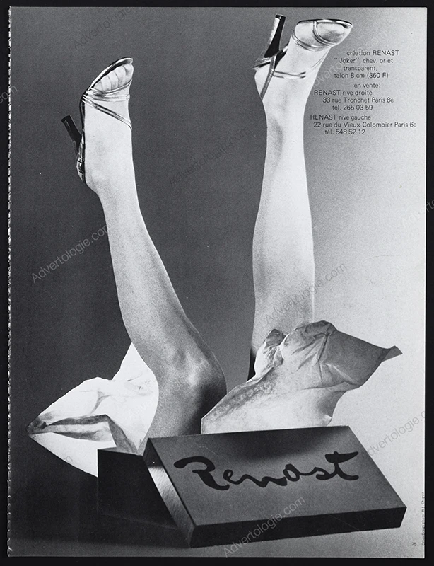 Renast Shoes 1977 Print Ad