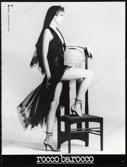 Rocco Barocco 1985 Print Ad - David Bailey