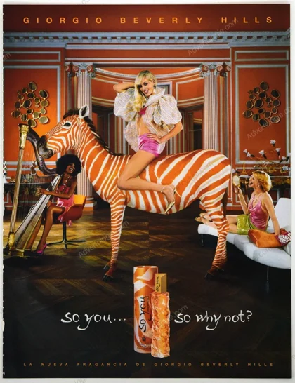 So You Giorgio Beverly Hills Perfume 2002 Print Ad