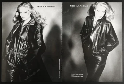 Ted Lapidus 1980 4-Page Advertorial