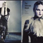 "The Ultimate Black" 2014 12-Page Editorial - Paolo Roversi