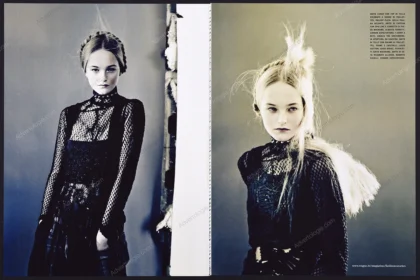 "The Ultimate Black" 2014 12-Page Editorial - Paolo Roversi