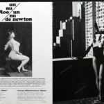 "Un Nu de Newton" 1976 Editorial - Helmut Newton