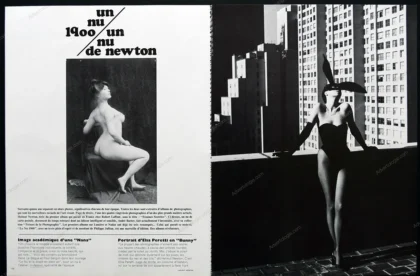 "Un Nu de Newton" 1976 Editorial - Helmut Newton