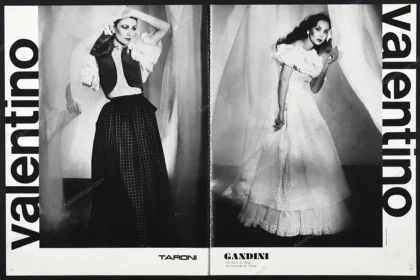 Valentino 1977 4-Page Advertorial - Marie Helvin