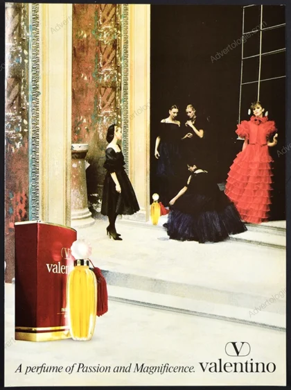 Valentino Perfume 1985 Print Ad