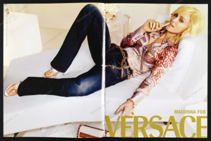 Versace 2005 Print Ad - Madonna, Mario Testino