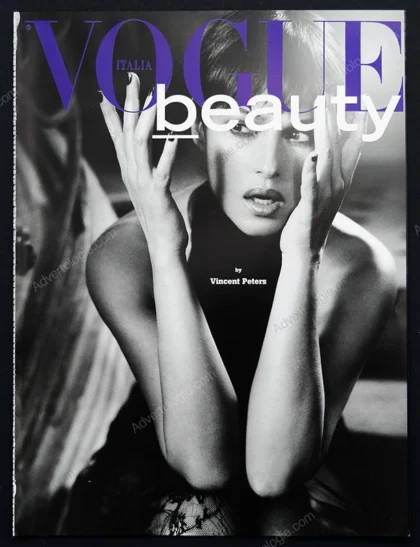 "Italian Icon" 2006 6-Page Vogue Beauty Editorial - Monica Bellucci