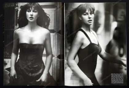"Italian Icon" 2006 6-Page Vogue Beauty Editorial - Monica Bellucci