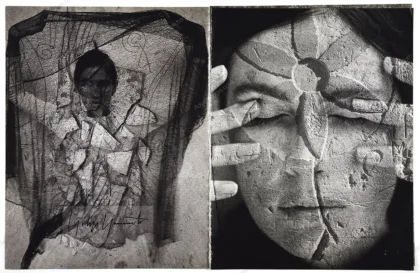 Yohji Yamamoto 1990 4-Page Print Ad - Yasmeen Ghauri, Nick Knight