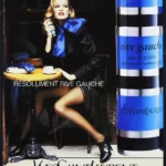Yves Saint Laurent Rive Gauche Perfume 1993 Print Ad - Karen Mulder