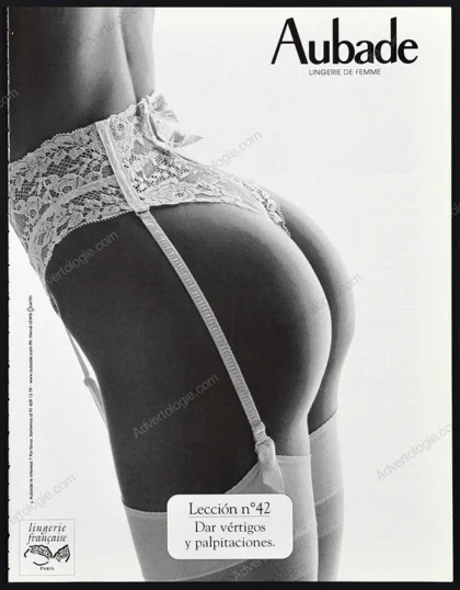 Aubade Lingerie 2001 Print Ad