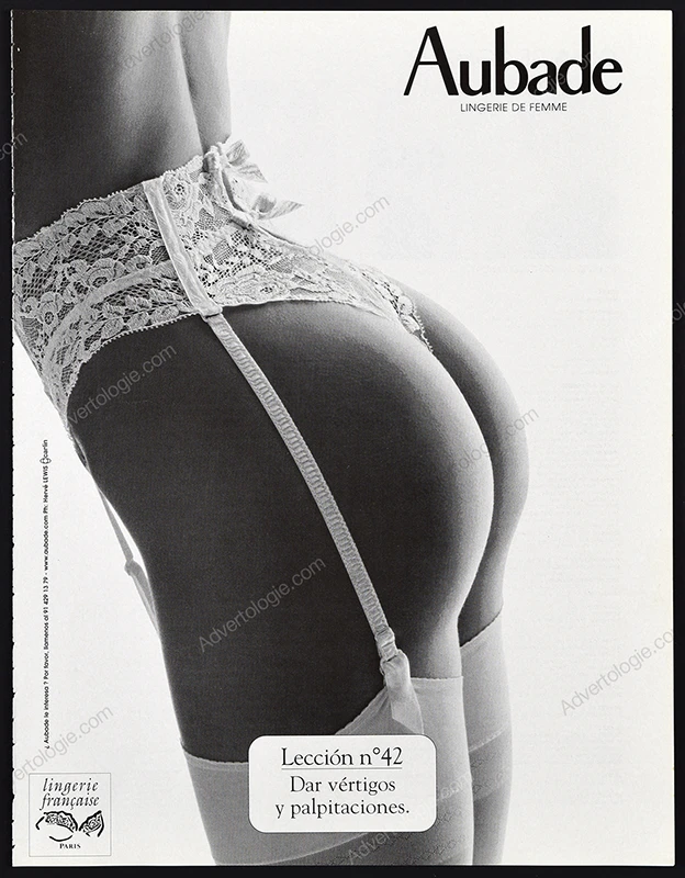 Aubade Lingerie 2001 Print Ad