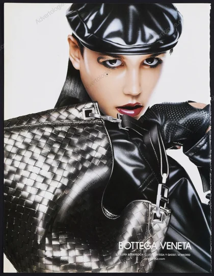 Bottega Veneta 2001 Print Ad - Laura Delicata