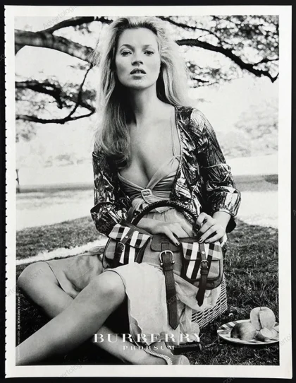 Burberry Prorsum 2005 Print Ad - Kate Moss, Mario Testino