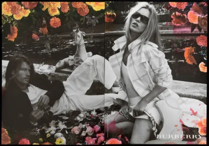 Burberry Spring 2003 Print Ad - Kate Moss, Mario Testino