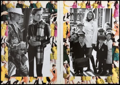 Burberry Spring 2003 5-Page Print Ad - Kate Moss, Stella Tennant, Mario Testino