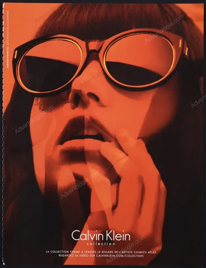 Calvin Klein Eyewear 2015 Print Ad - Grace Hartzel