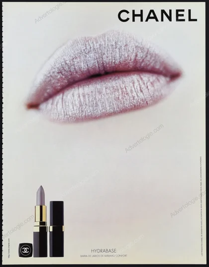 Chanel Hydrabase Lipstick 1999 Print Ad