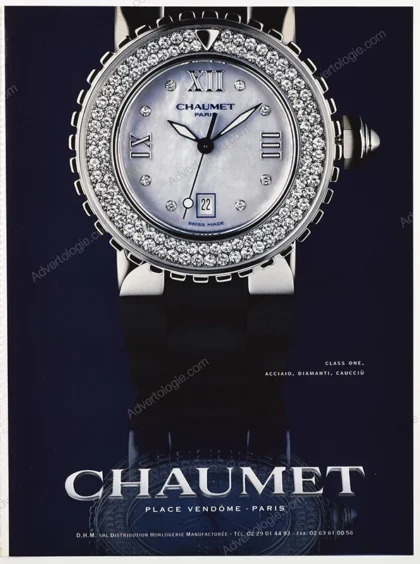Chaumet Watches 2002 Print Ad