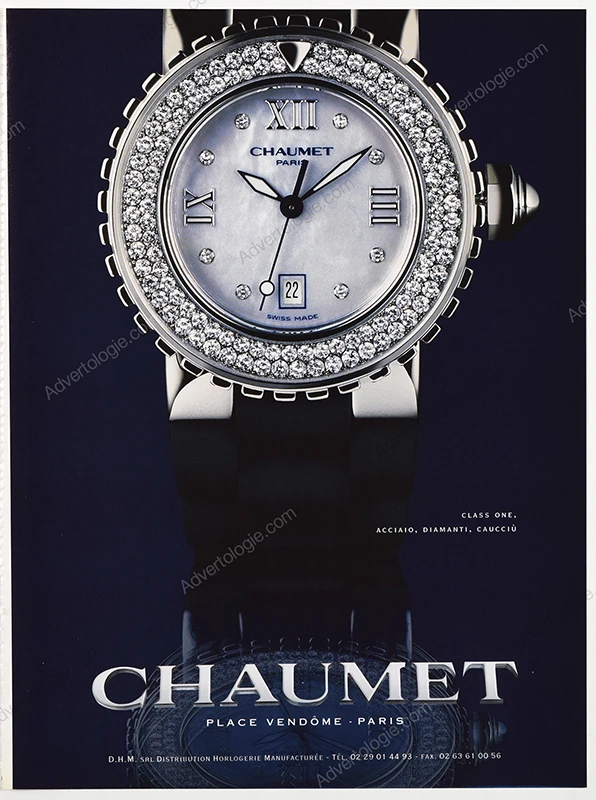 Chaumet Watches 2002 Print Ad
