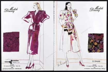 CHRISTIAN AUJARD 1979 Original 7-Page Advertorial