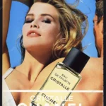 Cristalle de Chanel Perfume 1992 Print Ad - Claudia Schiffer