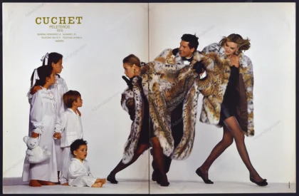 Cuchet Furs 1989 Print Ad
