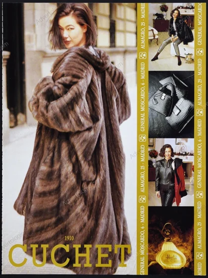 Cuchet Furs 1992 Print Ad