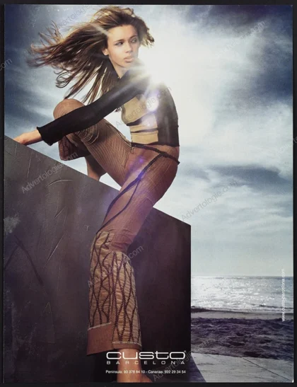Custo Barcelona 2001 Print Ad - Nina Joukova