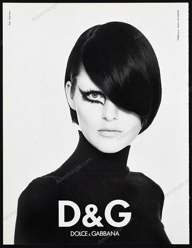 Dolce & Gabbana 1995 Print Ad - Stella Tennant