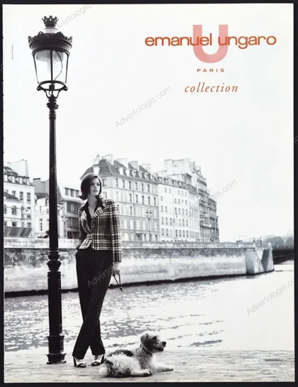 Emanuel Ungaro Collection 1997 Print Ad - Emma Booth