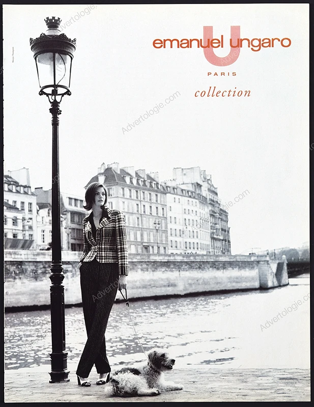 Emanuel Ungaro Collection 1997 Print Ad - Emma Booth