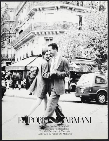 Emporio Armani 1990 Print Ad - Aldo Fallai