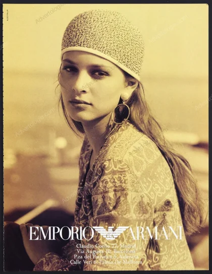 Emporio Armani 1990 Print Ad - Aldo Fallai