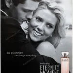Eternity Moment Calvin Klein Perfume 2004 Print Ad - Scarlett Johansson, Peter Lindbergh