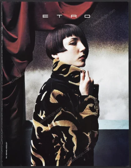 Etro 2001 Print Ad - Laura Delicata