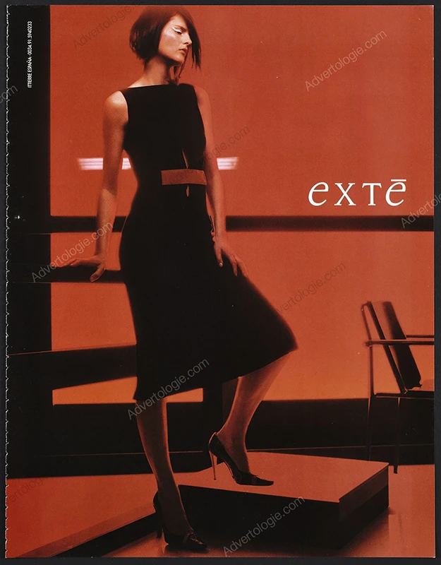 EXTÉ Apparel 1999 Print Ad - Stella Tennant