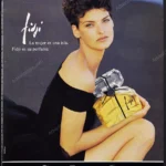 Fidji de Guy Laroche Perfume 1990 Print Ad - Linda Evangelista