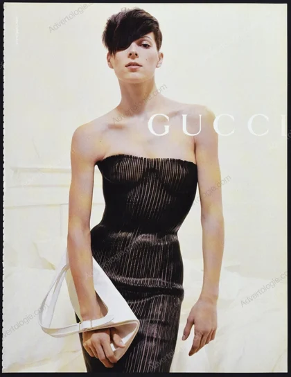 Gucci 2001 Print Ad - Bimba Bosé
