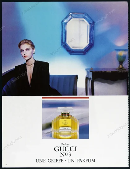 Gucci Nº3 Perfume 1987 Print Ad