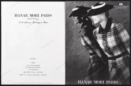 Hanae Mori 1986 6-Page Advertorial