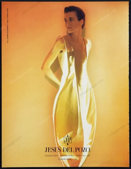 Jesus del Pozo SS 1989 Print Ad - Javier Vallhonrat