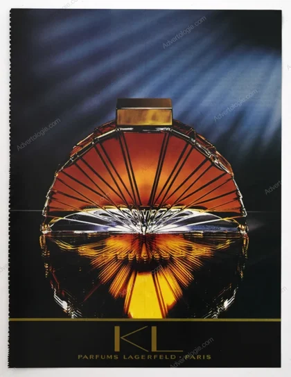 KL Karl Lagerfeld Perfume 1984 Print Ad