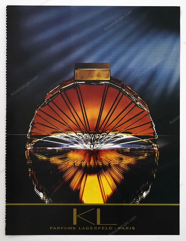 KL Karl Lagerfeld Perfume 1984 Print Ad