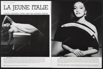 "La Jeune Italie" 1979 8-Page Editorial - Elisabetta Catalano