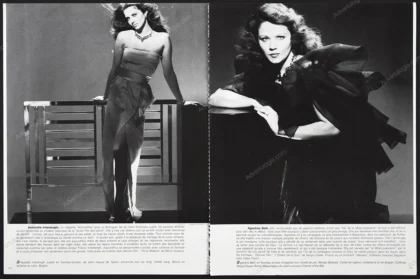 "La Jeune Italie" 1979 8-Page Editorial - Elisabetta Catalano