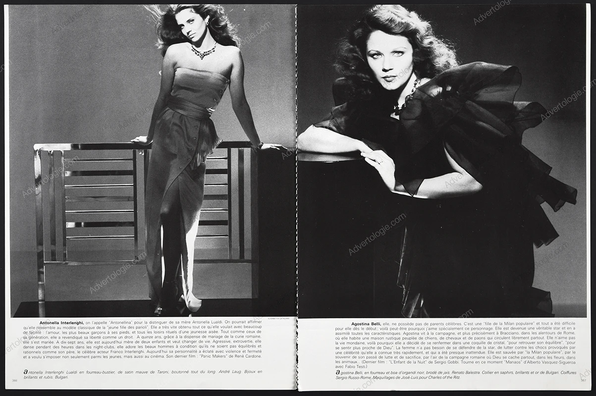 "La Jeune Italie" 1979 8-Page Editorial - Elisabetta Catalano