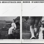"La Vague Séductrices des Robes D'amoureuses" 1977 Editorial - Guy Bourdin