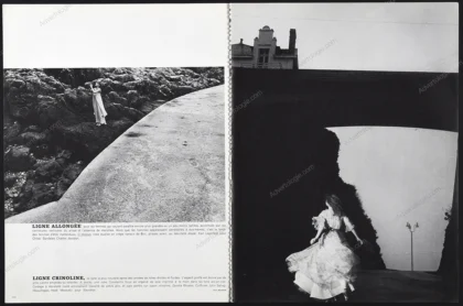 "La Vague Séductrices des Robes D'amoureuses" 1977 Editorial - Guy Bourdin